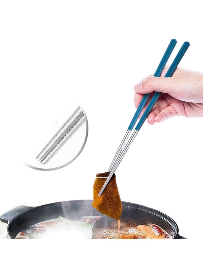 JD.com Jingzao 316L Stainless Steel Chopsticks, Household Antibacterial Non-Slip Chopsticks, Colorful Individual Chopsticks For One Person, 6 Pairs Set - Image 1