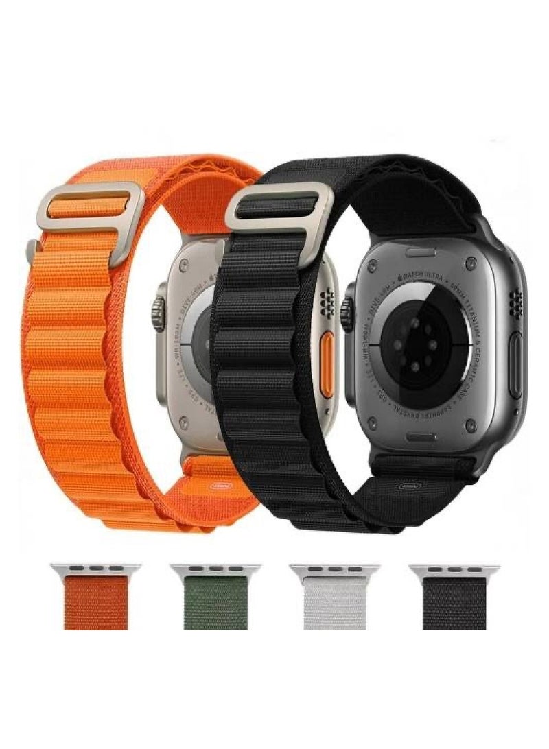 Replacement Band For Apple Watch 42-44-45mm- orange - Image 5