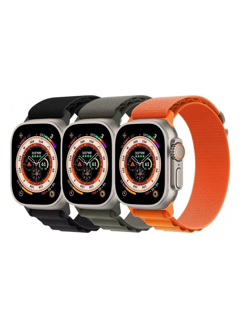 Replacement Band For Apple Watch 42-44-45mm- orange - Image 4