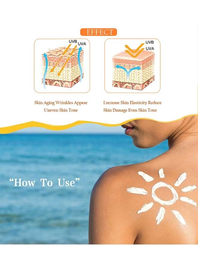 Disaar SPF 50 PA++ VC Full Body Facial Creams Sunscreen,With High Concentration Of Vitamin C,It Has The Effect Of Waterproof Ultraviolet Rays, Concealer And Brightening,Protecting Cream And Controlling Oil - Image 3