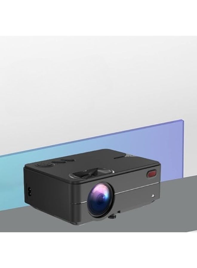 Smart HD Portable Projector - 1920p, 2200 Lumens, Wireless Miracast, 1 Speaker, Remote Control, Home Cinema - Image 2