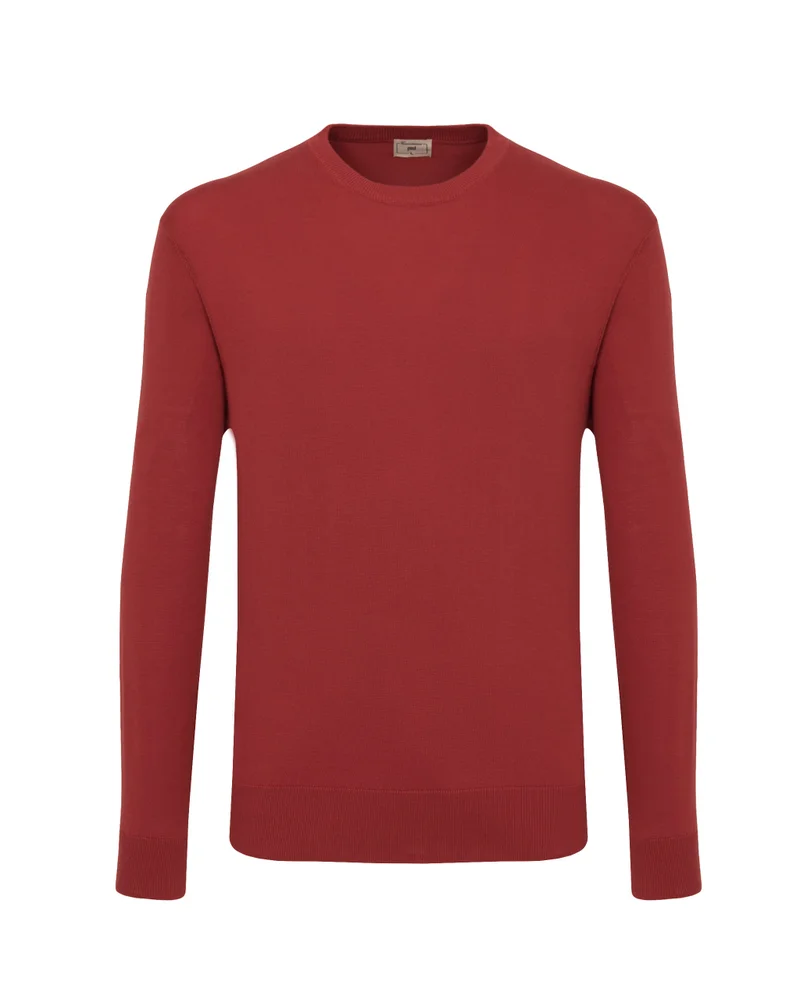 Camicissima Cotton Basic Crew Neck Sweater