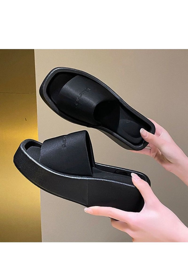صنادل نسائية مريحة ذات نعل سميك - Image 2