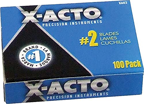 X-ACTO #2 Blades, Bulk Pack for X-ACTO Knives, Sharp, Box of 100 - Arts & Crafts, For Precision Cutting - Image 2