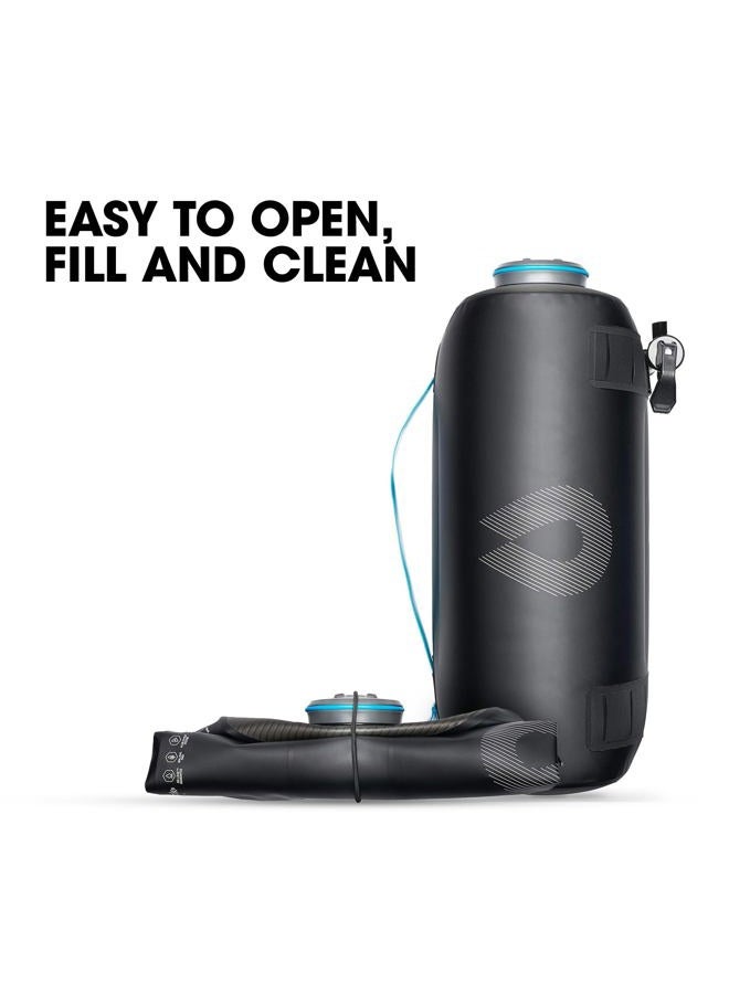 Hydrapak Expedition - Collapsible BPA & PVC Free Water Storage Bag (8L/270oz) - Chasm Black - Image 4