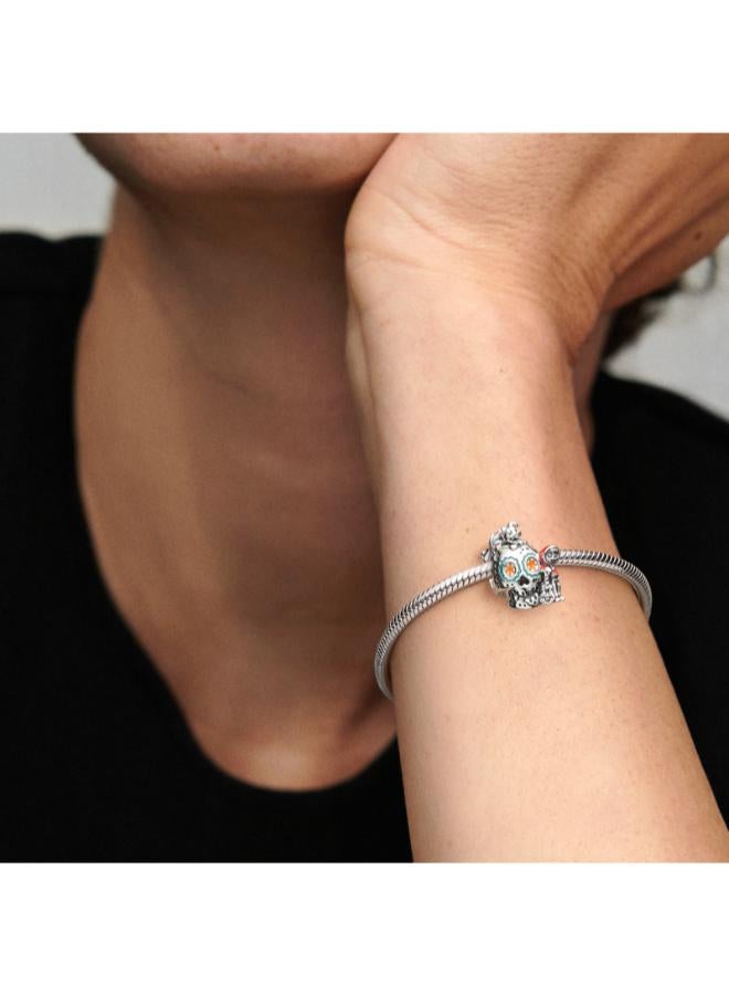 PANDORA Disney Pixar Coco Miguel & Dante Skull Glow-in-the-dark Charm - Image 4