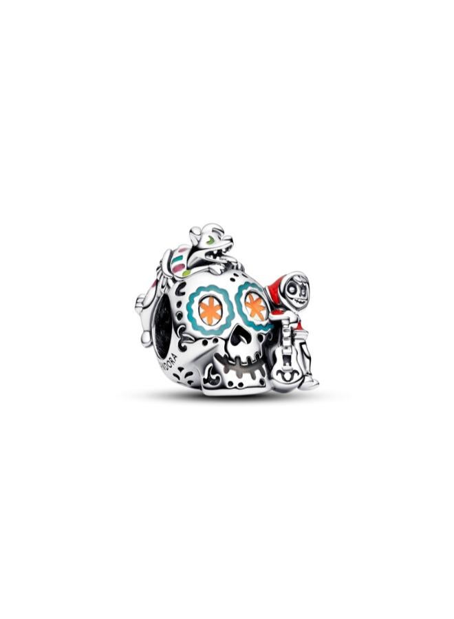 PANDORA Disney Pixar Coco Miguel & Dante Skull Glow-in-the-dark Charm - Image 1