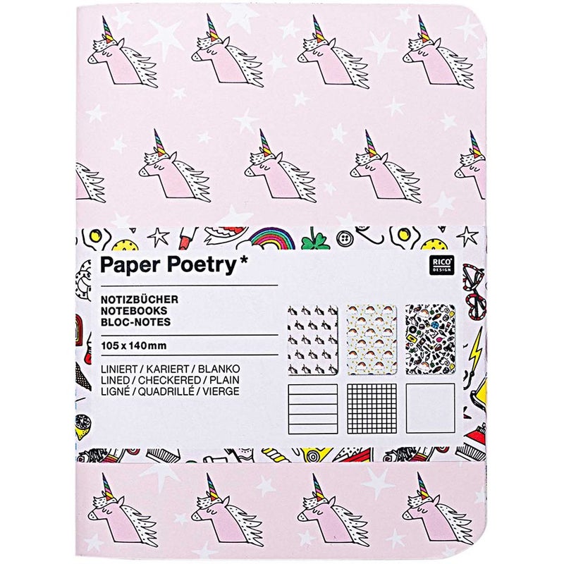 RICO DESIGN A6 Notebook (Set Of 2) - Magical Summer