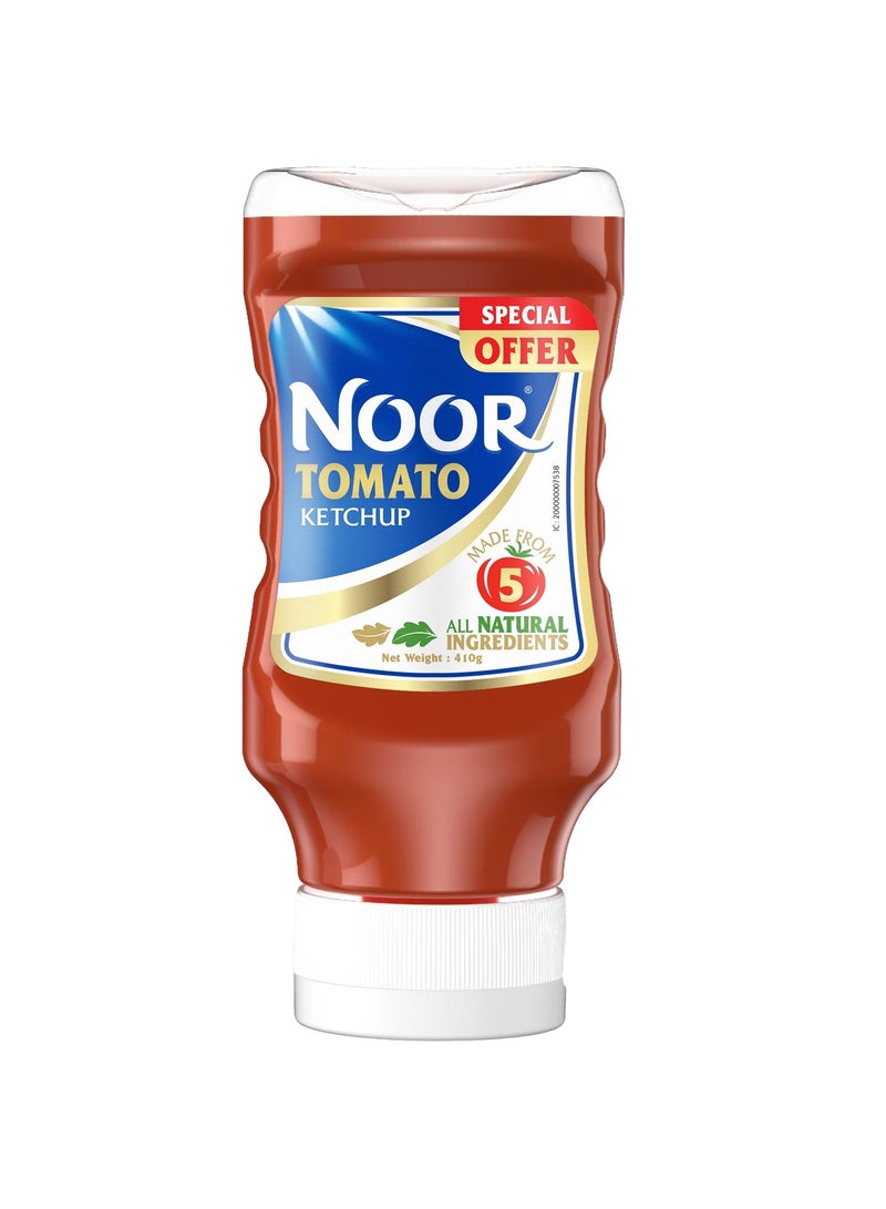 Noor Tomato Ketchup Made from 5 Natural Ingredients 410g  - Image 1