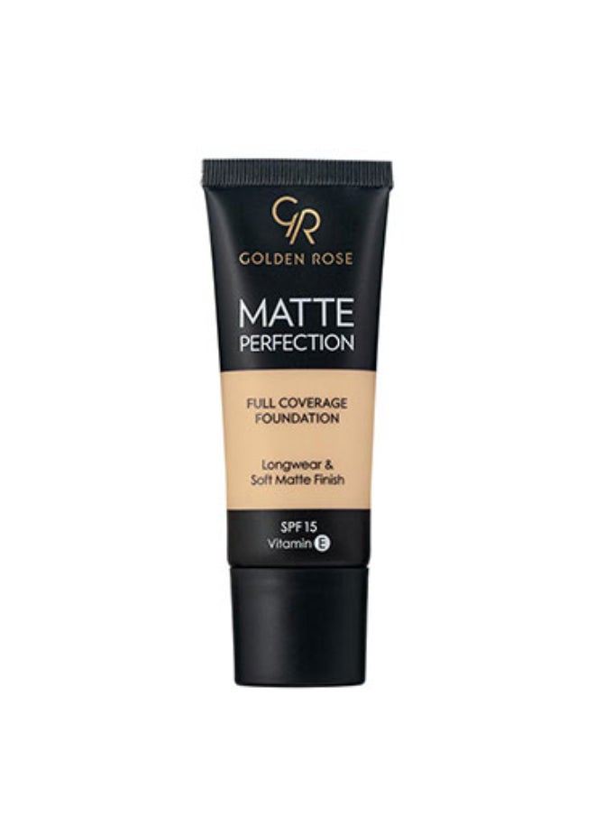 Golden Rose - Matte Perfection Full Coverage Foundation - NATURAL 2 - Image 1