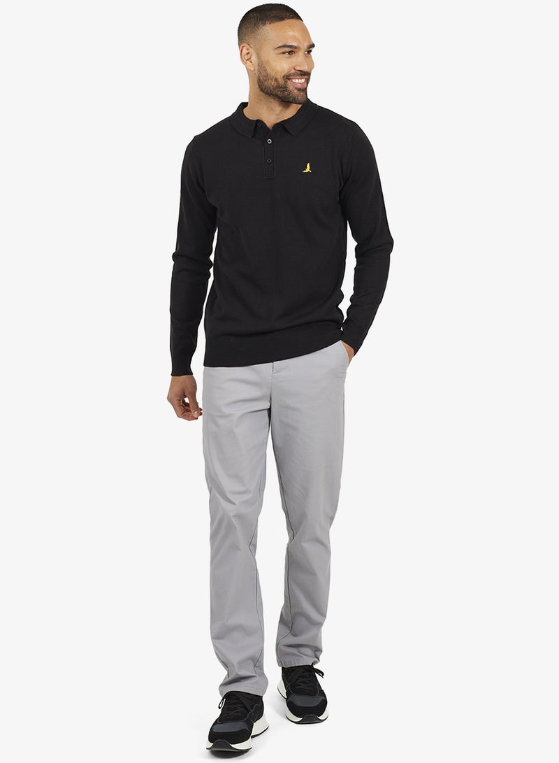 BRAVE SOUL Ribbed Collar Sweater - Image 3