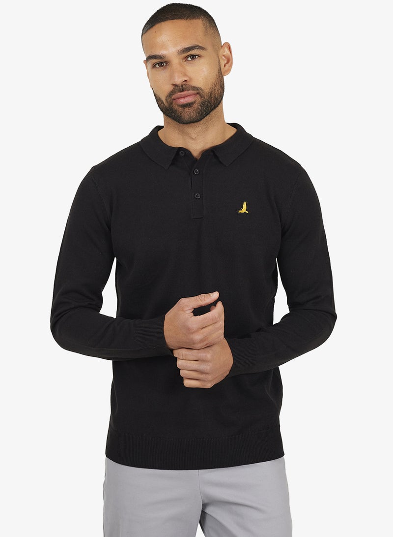 BRAVE SOUL Ribbed Collar Sweater - Image 1