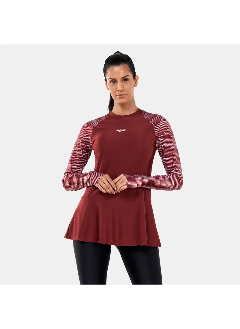 speedo Women's Modest Deluxe Rashguard