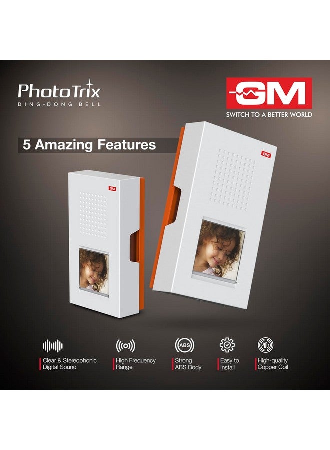 GM 4006 Phototrix Ring Doorbell, Wall-Mounted Ding Dong Bell, Soothing Chime Suitable for Hotel Rooms and Homes - Image 4