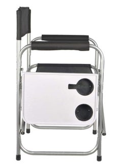Cady One Lightweight foldable portable chair with side table and two cup holders suitable for camping and trips  - Image 2