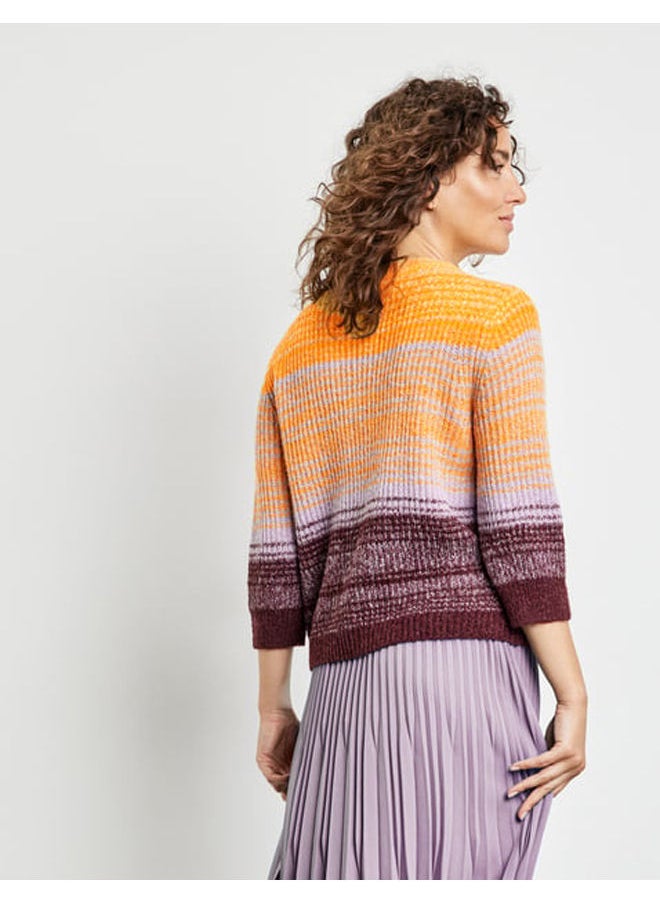 GERRY WEBER 3/4 sleeve jumper with colour graduation  - Image 5