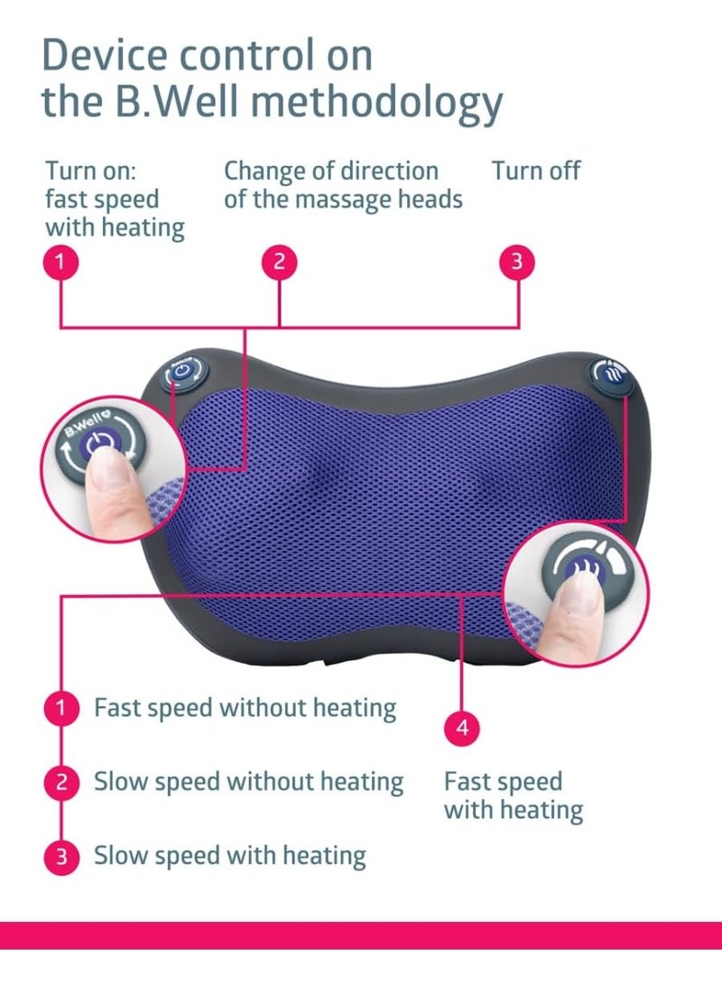 بي.ويل جهاز تدليك كهربائي MED-420 من B.Well مع تدفئة - Image 3