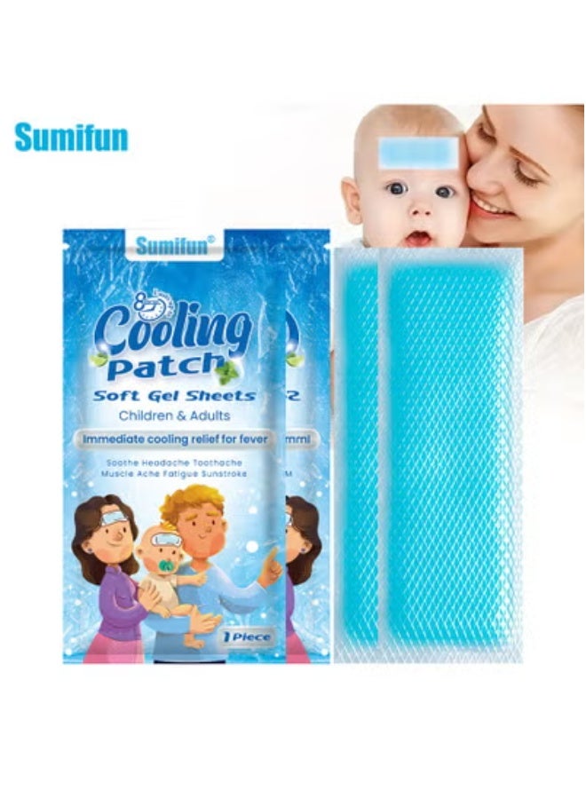 سوميفون رقعة تبريد جل للجبهة من Sumifun، 10 قطع  - Image 5