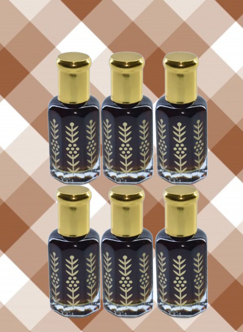 MUSK 6 Pieces Cambodian Oud Oil 6ml - Image 1