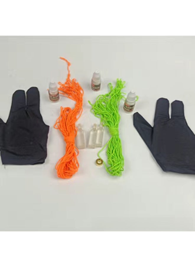 Yo-Yo Accessories Suit Rope Lubricating Oil Shaft Puller Gloves Center Shaft 10 Beads KK Ball Bearing Parts Side Shaft-Color:Silver One 10-bead Bearing - Image 5