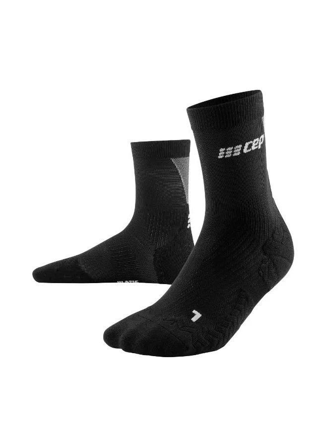 CEP CEP - Ultralight Compression Socks Mid Cut V3 Black/Grey Men