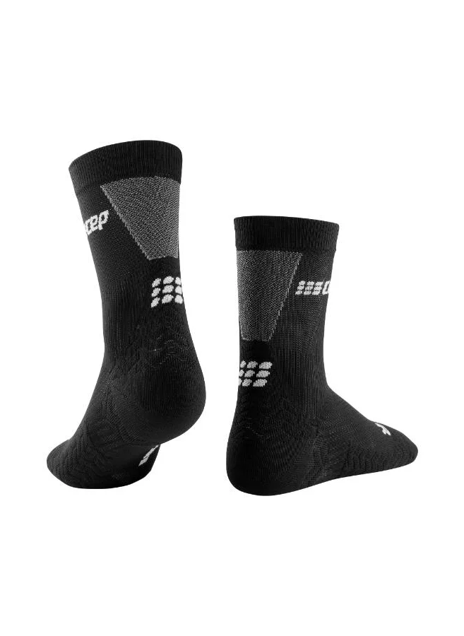CEP CEP - Ultralight Compression Socks Mid Cut V3 Black/Grey Men