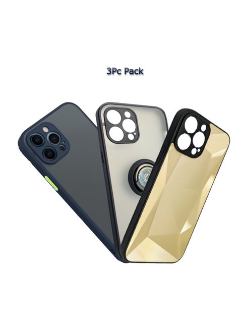 iPhone 12 Pro Max Case, [3]-Pack Protection Case Set for iPhone 12 Pro Max 6.7"