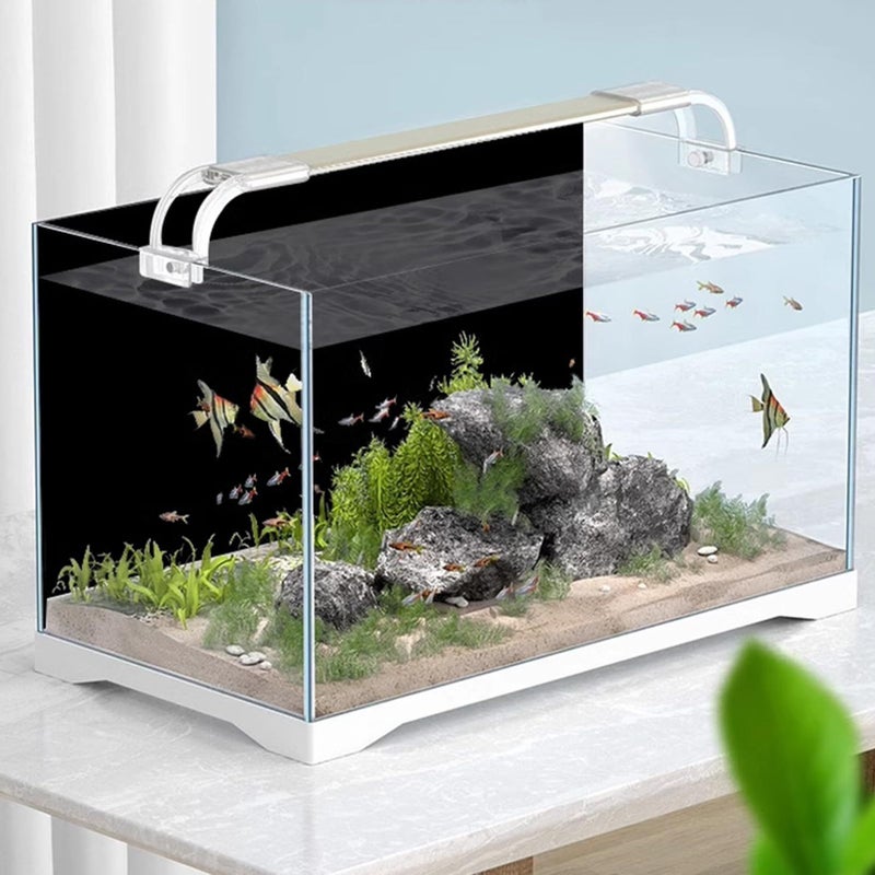 Black 30x300cm Fish Tank Background Static Cling Backdrop Decorate Sticker Noon - Image 3