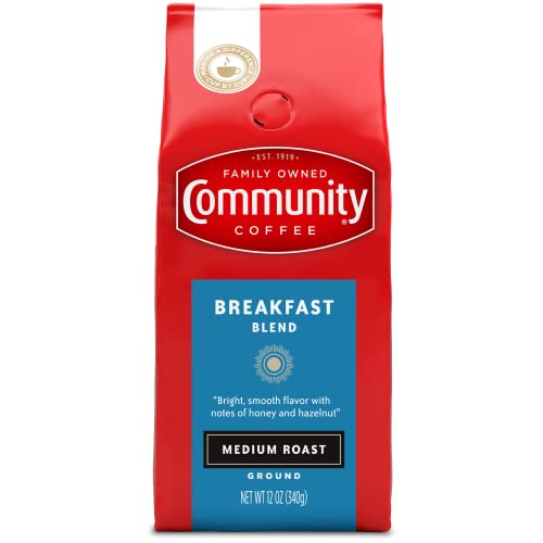 Community Coffee Breakfast Blend Ground Coffee Medium Roast 12 Ounce Bag Pack of 1 - Image 1