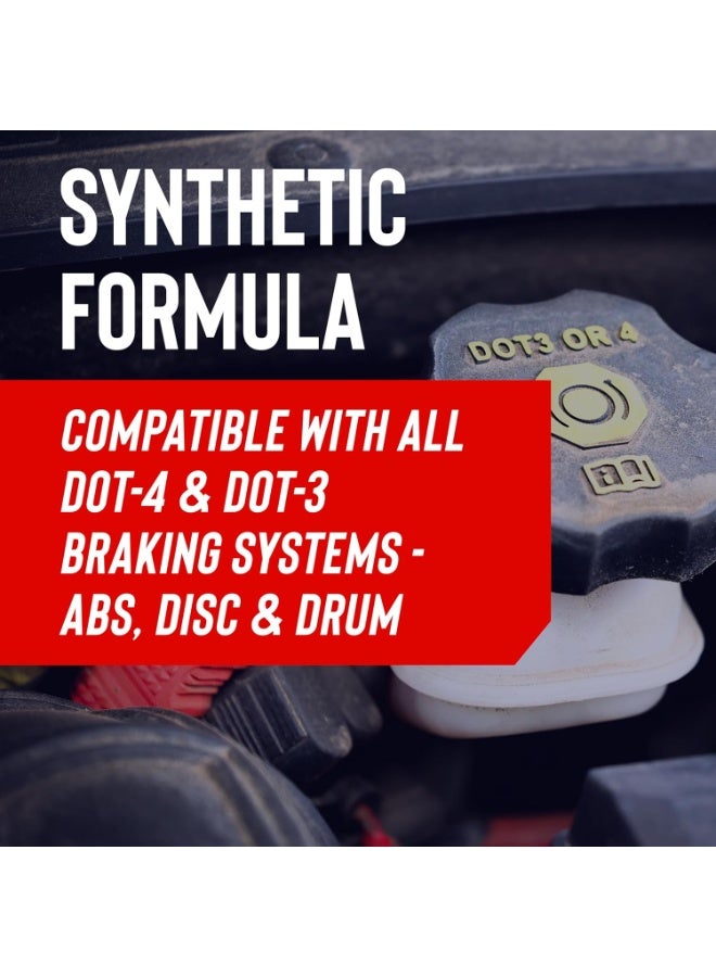 اس تي بي سائل فرامل اصطناعي Dot 4 يحمي أنظمة الفرامل وأنظمة أقراص وأسطوانات ABS 500 مل - Image 3