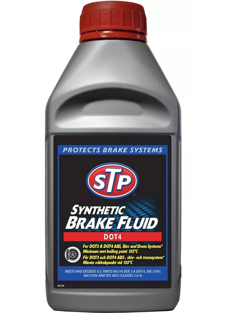 اس تي بي سائل فرامل اصطناعي Dot 4 يحمي أنظمة الفرامل وأنظمة أقراص وأسطوانات ABS 500 مل - Image 1