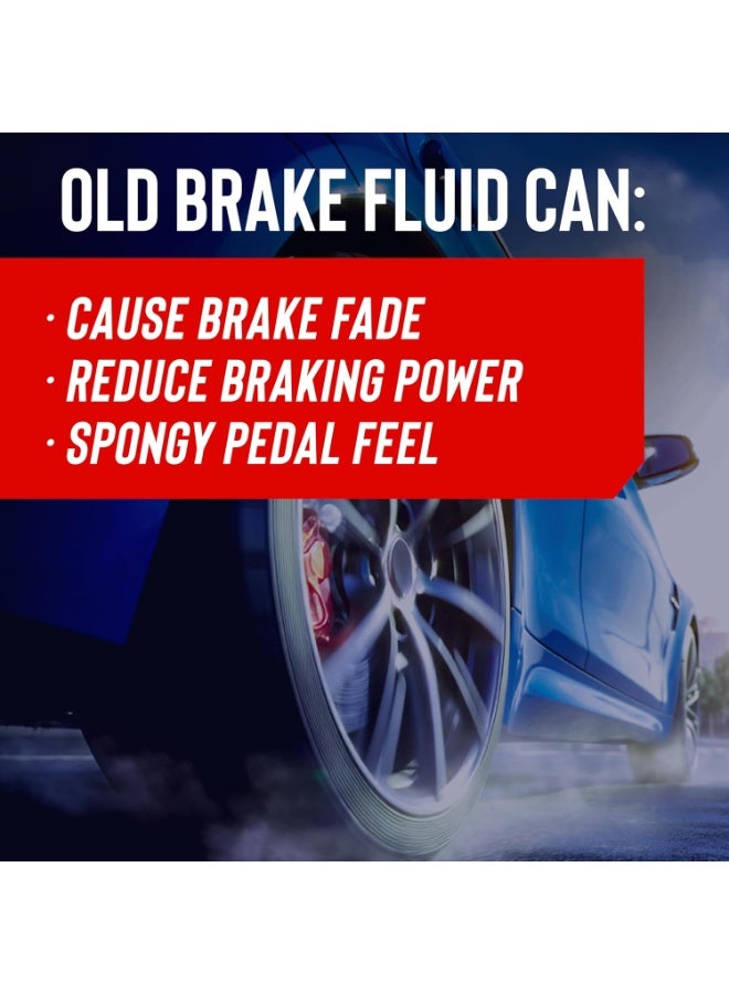 اس تي بي سائل فرامل اصطناعي Dot 4 يحمي أنظمة الفرامل وأنظمة أقراص وأسطوانات ABS 500 مل - Image 2