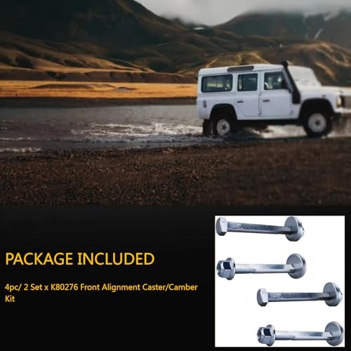 HHCM 2 Set Front Alignment Camber Cam Bolt Kit K80276 for Nissan Armada 2005-18, Frontier 2005-19, Pathfinder 05-12, Titan 2004-19, Xterra 2005-15, Camber Bolts Kit for Infiniti QX56 04-13, QX80 14-19 - Image 3