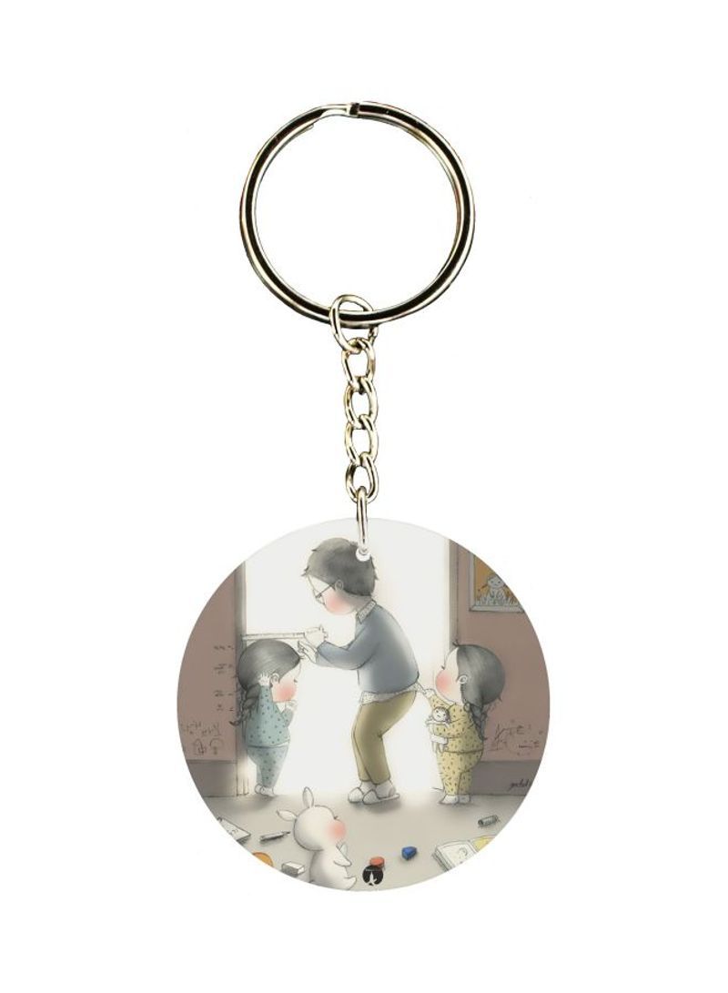 RKN Cartoon Themed Single Sided Keychain