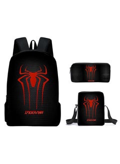 Spider-Man Spiderman Three-Piece Cartoon Backpack For Primary School Students 29*42*16cm 