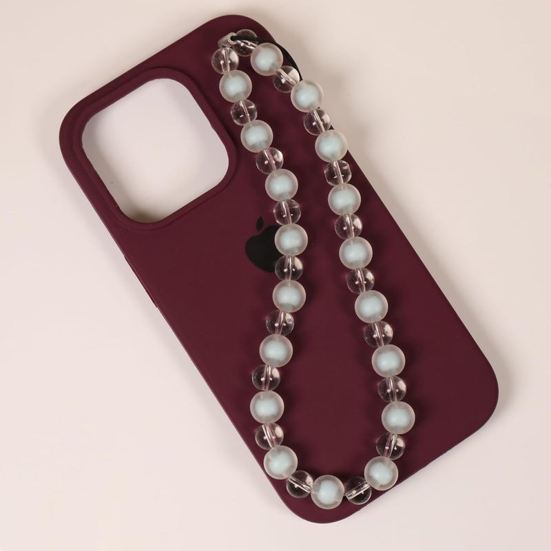 Threads & Beads mobile charm with dual beads and transparent beads, mobile charm - Image 5