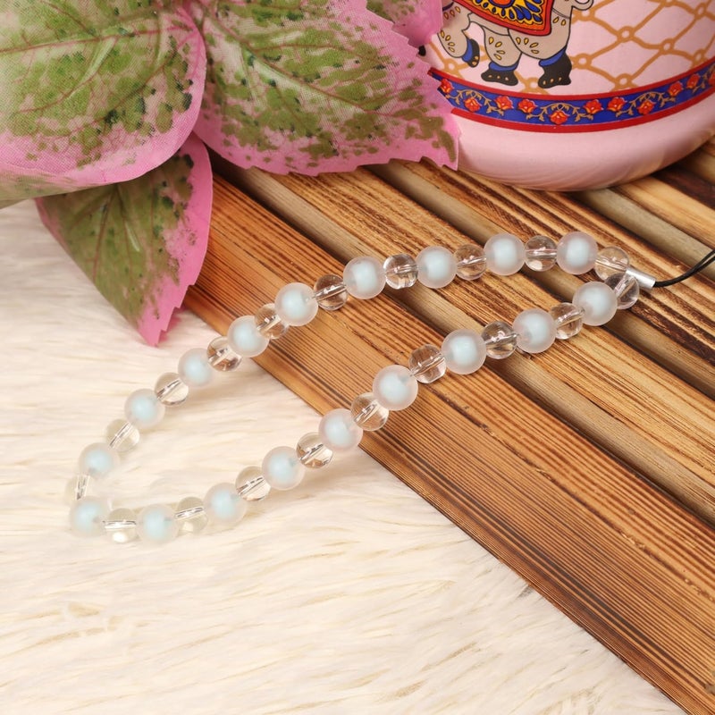 Threads & Beads mobile charm with dual beads and transparent beads, mobile charm - Image 2
