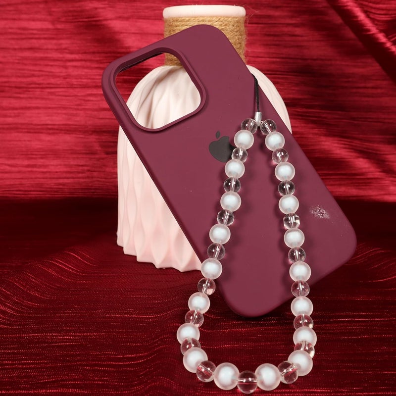 Threads & Beads mobile charm with dual beads and transparent beads, mobile charm - Image 4