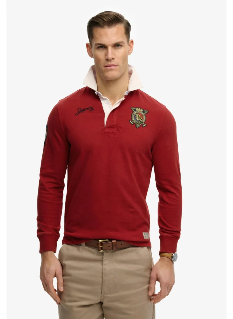 Double Emblem Rugby Top