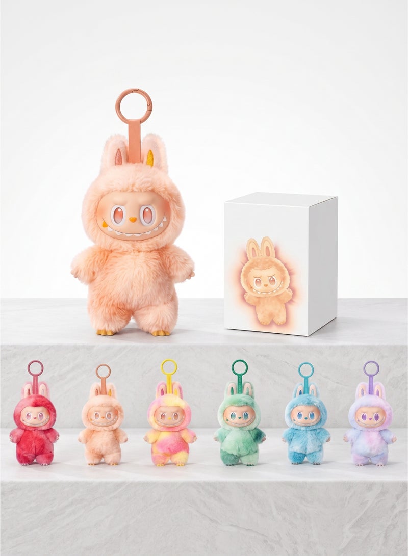 Zain Exclusive: Trendy "Labubu" Fluffy Plush Keychain & Bag Charm (High-Quality Copy) - Image 1