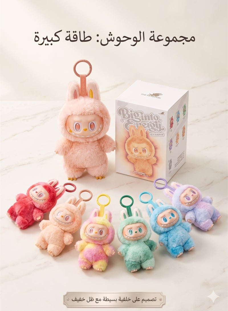 Zain Exclusive: Trendy "Labubu" Fluffy Plush Keychain & Bag Charm (High-Quality Copy) - Image 4