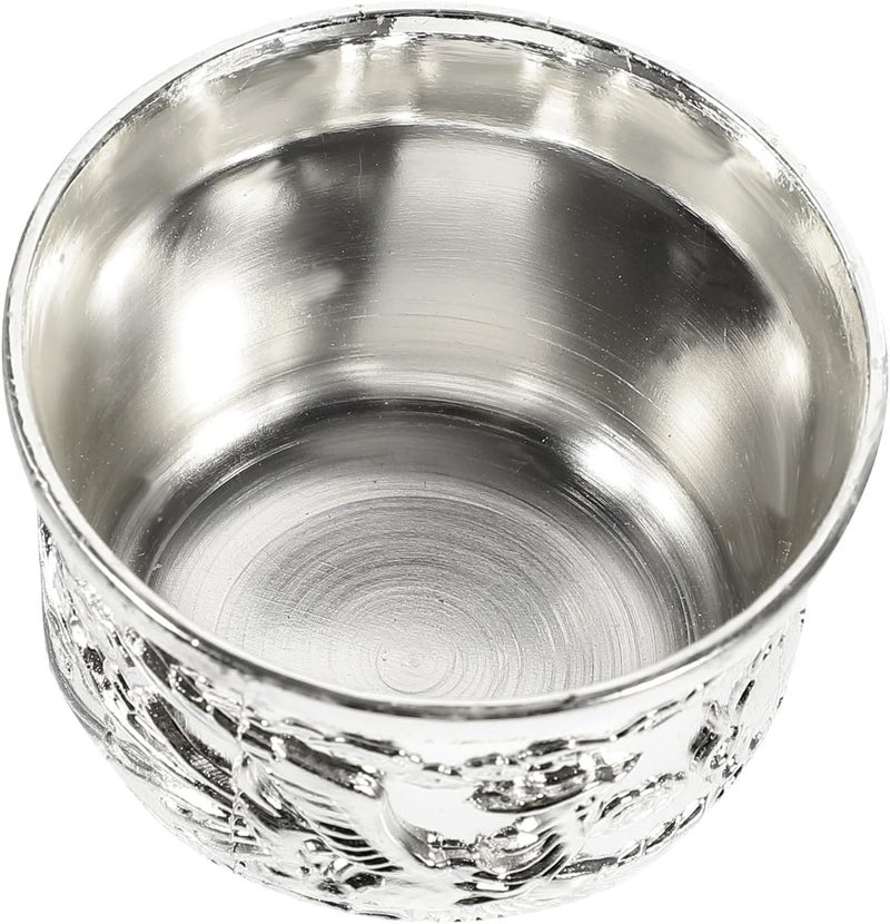 Vintage Metal Wine Cup Decorative Small Multi-function Liquor Cup Reusable Retro Style for Home Bar Party Tableware - Image 1