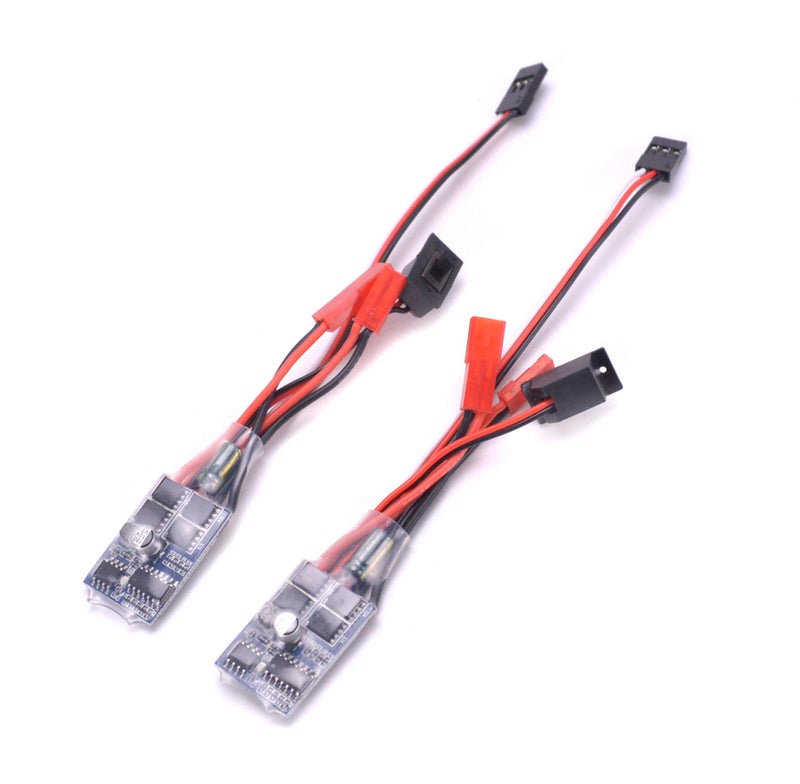 YoungRC RC 30a Brushed ESC Motor Speed Controller for 116 18 24 Car and Boat Tank Wo BrakePack of 2 Pcs - Image 2