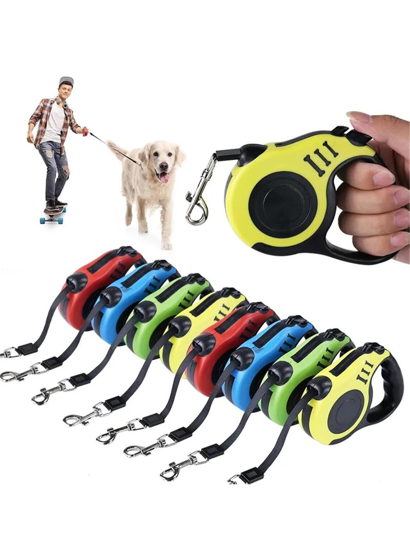 GGOOT Retractable Dog Leash Pet Leash Traction Rope Belt Automatic Flexible Leash For Small Medium Large Dog Product(Blanc,3 Meters)  - Image 3