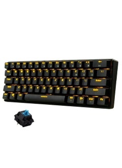 Black(Yellow backlit, Blue Switch)