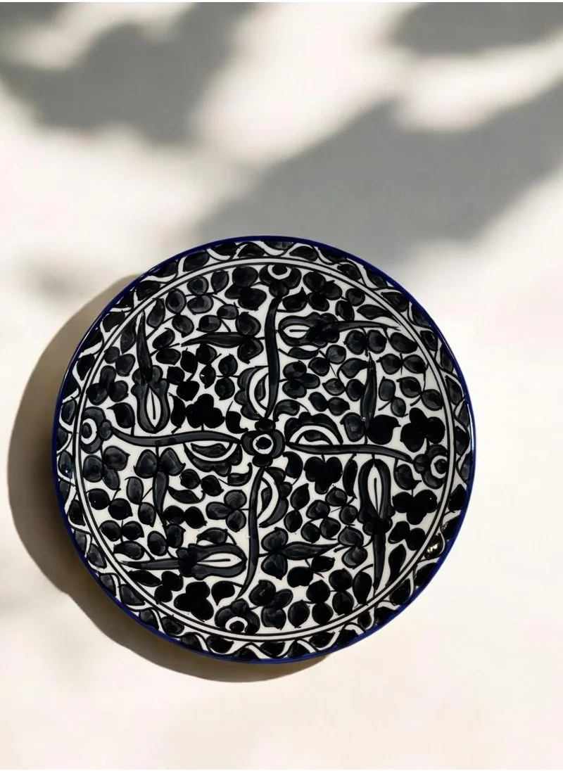 Taddart Flower Ceramic Plate size 24cm