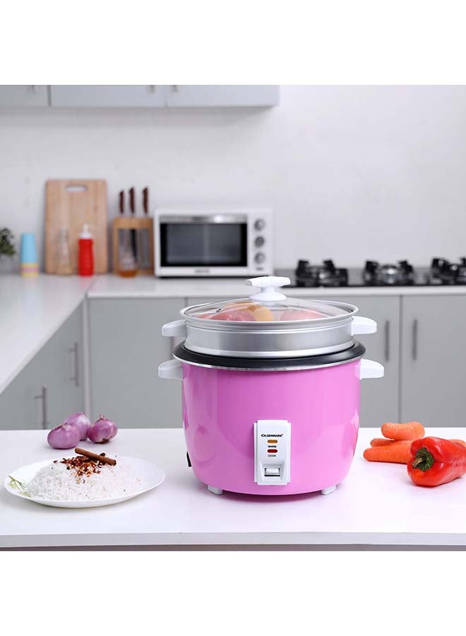 Olsenmark 3-In-1 Portable Rice Cooker 3 L 1000 W OMRC2183H White/Grey - Image 1