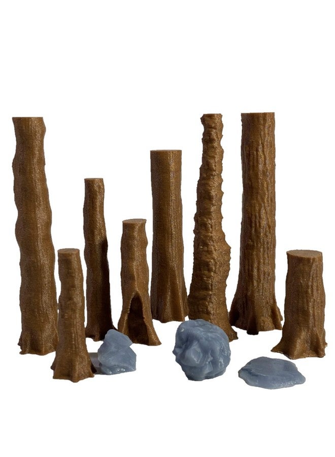 Extruded Gaming Redwood Trees Set 1 - Image 1