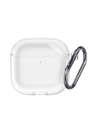 Clear Case for AirPods 4 with Keychain, Compatible with AirPods 4th Generation Case, Reduced Yellowing, Support Wireless Charging, Shock Resistant, Full Protection (Transparent) - pzsku/ZD2DFAC236296606BEF4FZ/45/_/1727488953/ec44c6da-6d8e-4ff0-afcf-7cc879c8d8d3