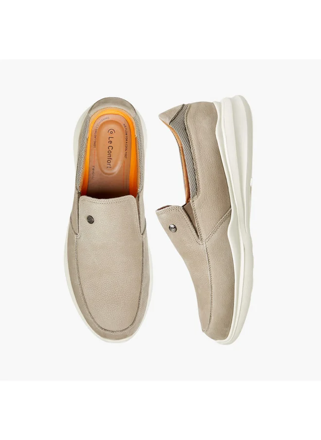 Le Confort Men Textured Slip-On Loafers
